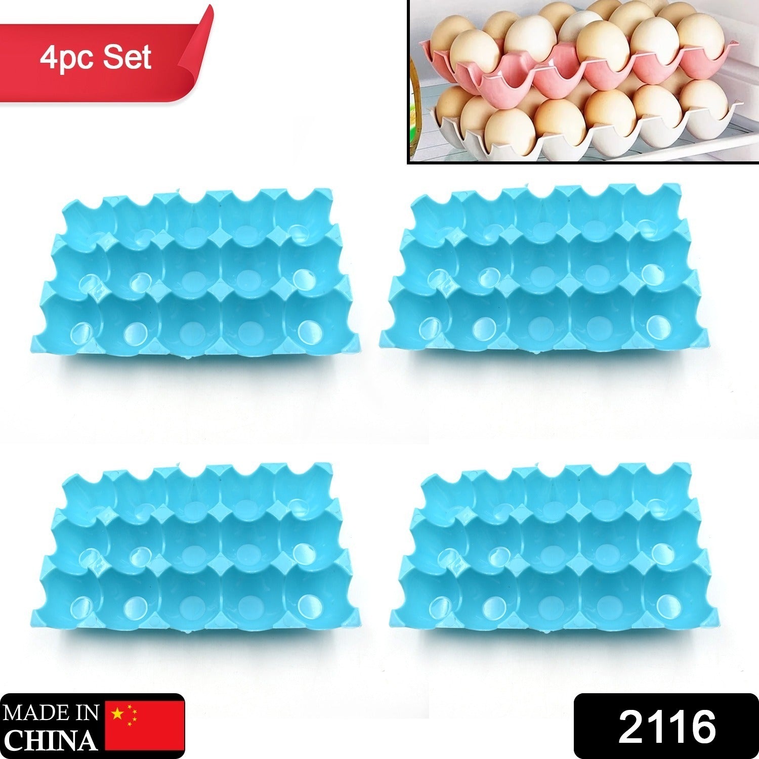 Egg trays for 15 eggs, plastic storage Egg trays for 15 eggs, plastic storage